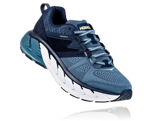 Hoka One One Herre Gaviota 2 Road Løpesko Moonlit Ocean/Aegean Blå Norge-16HVE